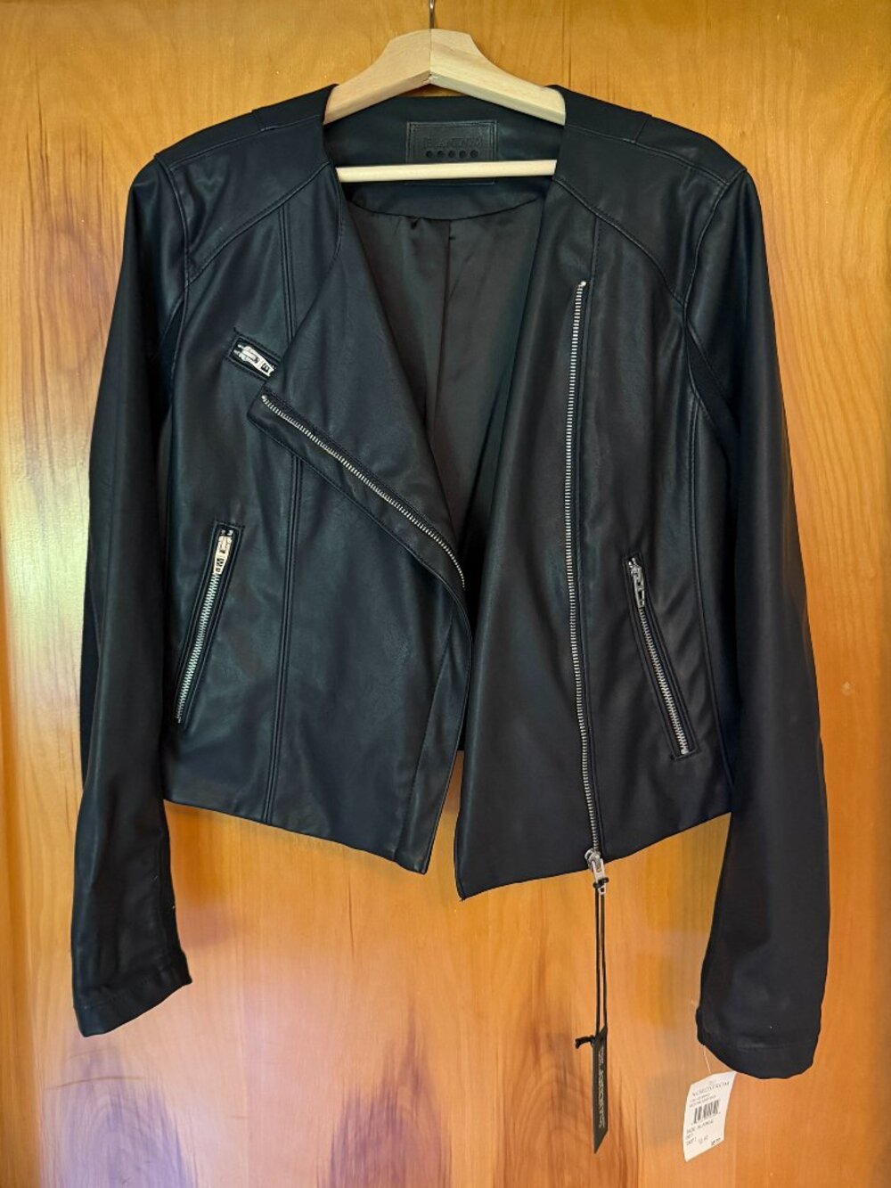 [NWT] BLANKNYC Faux Leather Moto Jacket - Black XXL